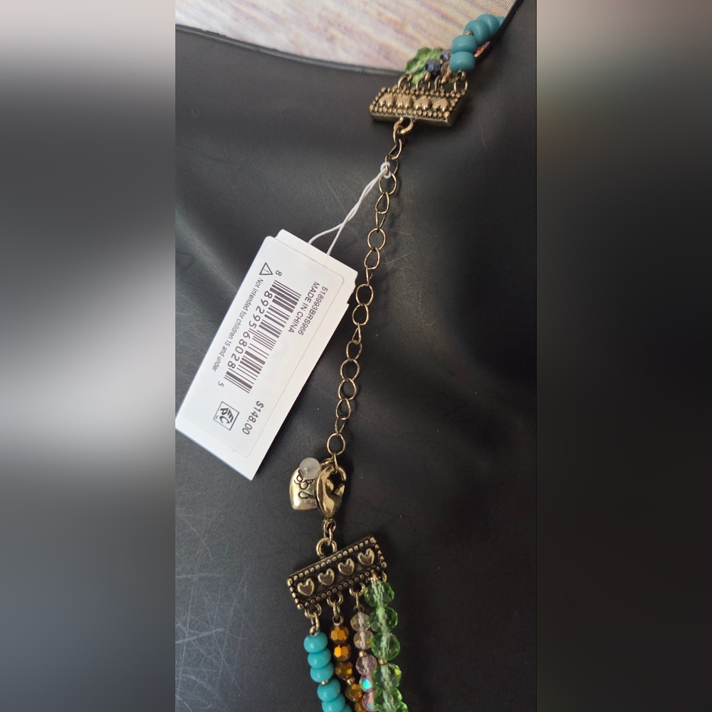 Betsey Johnson Colorful Butterfly Necklace NWT - Picture 6 of 15